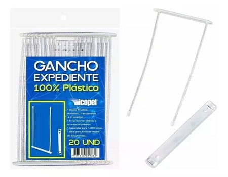 GANCHO LEGAJADOR PLASTICOX20 (EXPEDIENTE)